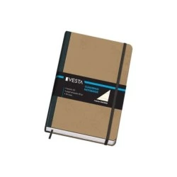 Dohe Hardback Notebook with Rounded Corners - 96 Sheets of 80gsm Ivory Paper - Three-Piece Cover with Cloth Spine - Elastic