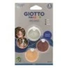 Giotto Make Up Metallic Pack de 3 maquillages pour le visage - Se lave à l'eau - Testé dermatologiquement - Couleurs
