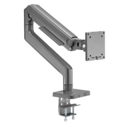 Ewent Soporte de Mesa con Brazo Articulado para Monitor hasta 49" - Giratorio e Inclinable - Gestion de Cables - Peso Maximo