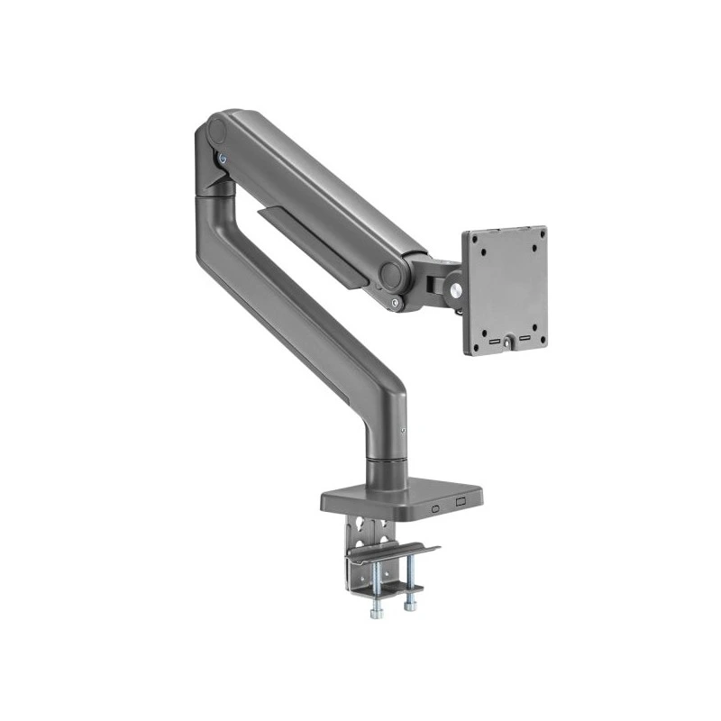 Ewent Table Mount with Articulating Arm for Monitors up to 49" - Swivel and Tilt - Cable Management - Maximum Weight 20kg