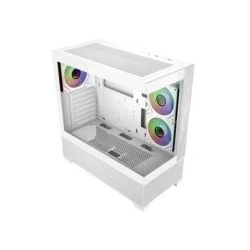 Cooler Master Elite 690 Wood Caja Semitorre ATX/MicroATX/Mini-ITX - 3 Ventiladores 120mm RGB - Vista Panoramica - Doble Camara
