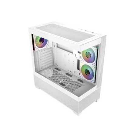 Cooler Master Elite 690 Wood Caja Semitorre ATX/MicroATX/Mini-ITX - 3 Ventiladores 120mm RGB - Vista Panoramica - Doble Camara