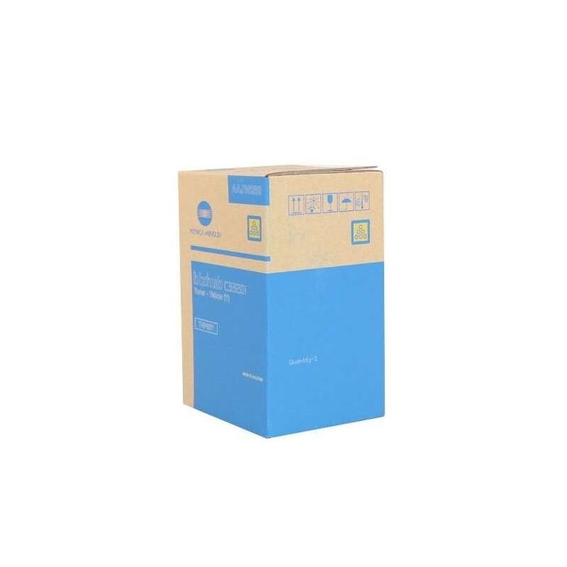 Konica Minolta TNP80 Yellow Toner Cartridge Original - TNP80Y/AAJW252