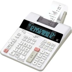 Casio FR-2650RC Calculadora Impresora de Sobremesa - Impresión en 2 colores - Pantalla de 12 Digitos - Función de reloj y