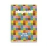 Dohe Playmobil Unite As One Caderno Espiral Fólio 80 folhas quadrícula 4 mm com margem - capa rígida impressa a cores e laminada