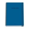 Dohe Colour Vives Cuaderno Espiral A4 100 Hojas Microperforadas Cuadricula 5mm - Tapa Dura Carton Forrado - Cierre de Goma