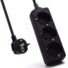 Ewent Regleta de Energia 3 Enchufes - 16A Enchufe Schuko - Color Negro
