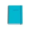 Dohe Color Vives Cahier à spirale A5 100 feuilles grille 5 mm - Couverture rigide imprimée en couleur et laminé brillant