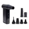 Ewent Compressed Air Gun - Vacuum Pump and Inflator - 8 Speeds -130,000 RPM - 5000mah Battery - Black Color