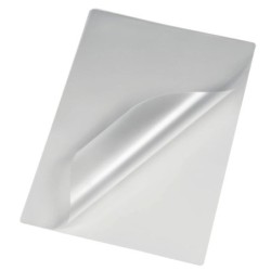 Hama Pack de 100 Laminas A4 para Plastificadora - 125 Micras - 21.6x30.3cm - Color Transparente