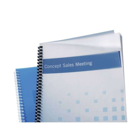 GBC Polyclearview Covers for Binding - A4, 800 Microns - Transparent and Matte - Transparent Color