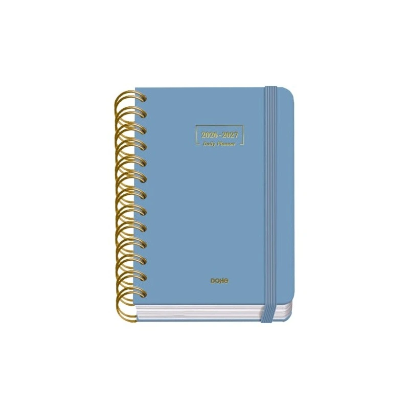 Agenda Scolaire Dohe Premium 26/27 - Format A6 - Diamètre des pages - Papier Offset désossé 80g - Couverture Carton Laminé
