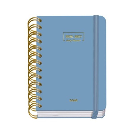 Agenda Escolar Dohe Premium 26/27 - Formato A6 - Diâmetro da página - Papel Offset desossado 80g - Capa de papelão laminado