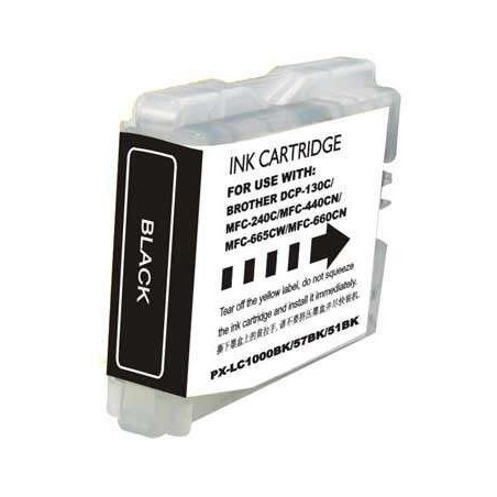 Brother LC1000XL/LC970XL Black Compatible Ink Cartridge - Replaces LC1000BK/LC970BK