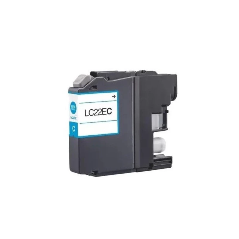 Brother LC22E Tinteiro Ciano Genérico - Substitui LC22EC