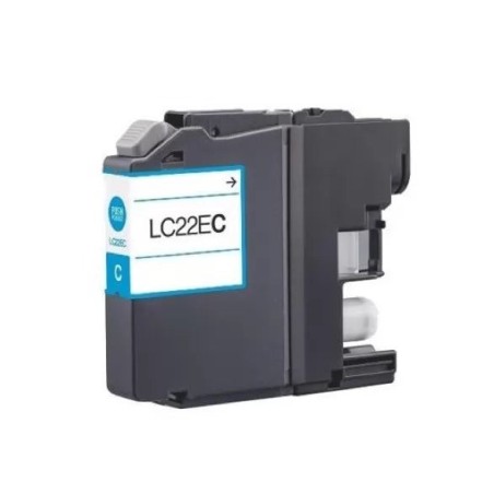 Brother LC22E Cyan Compatible Ink Cartridge - Replaces LC22EC
