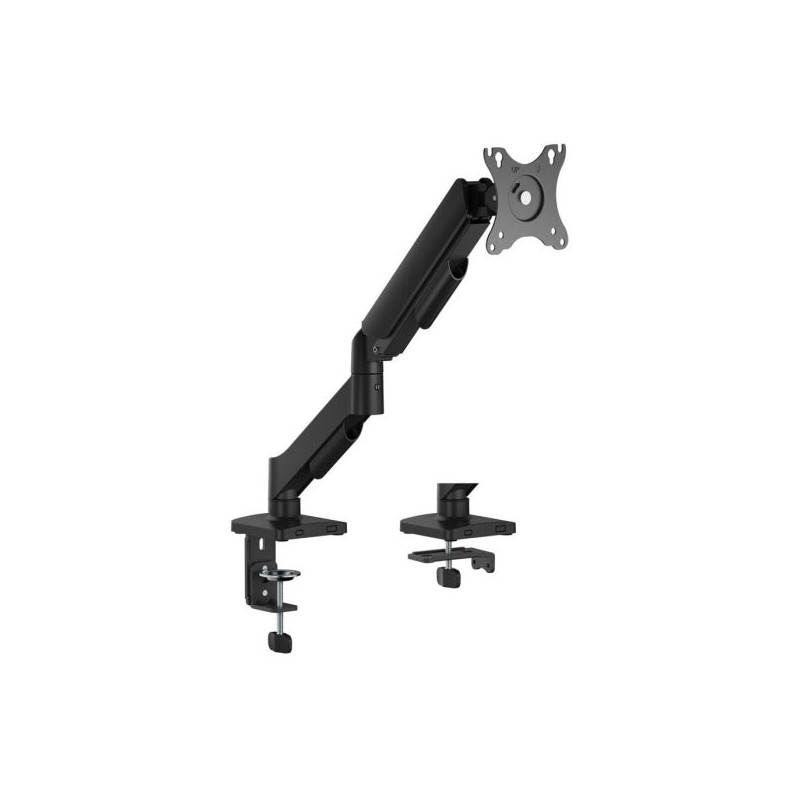 Aisens Soporte de Mesa ECO Contrapeso Giratorio e Inclinable para Monitor/TV 9kg (3 Pivotes - 1 Brazo) de 17-32 - Color Negro