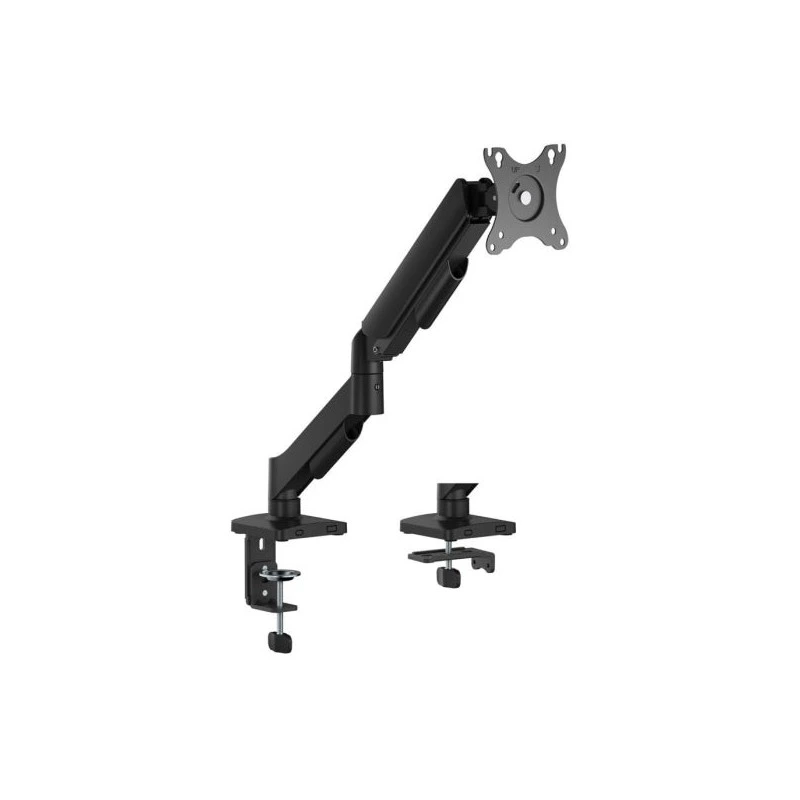 Aisens Soporte de Mesa ECO Contrapeso Giratorio e Inclinable para Monitor/TV 9kg (3 Pivotes - 1 Brazo) de 17-32 - Color Negro
