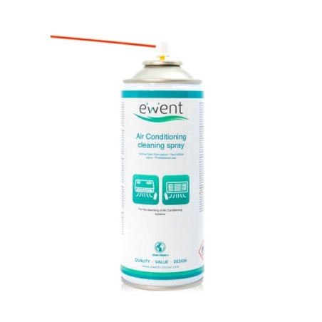 Ewent Cleaning Spray for Air Conditioning - Active Foam Aerosol - Neutralizes Odors - Transparent Color