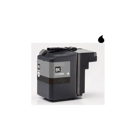 Brother LC12E Noir Cartouche d'encre Générique - Remplace LC12EBK