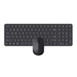 Rapoo 9310M Pack Teclado Ultrafino + Raton Inalambricos - Bluetooth y 2.4GHz - Raton 2400 DPI - Autonomia hasta 12 Meses
