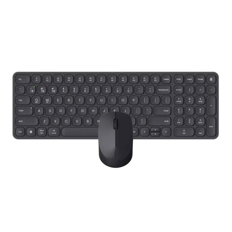 Rapoo 9310M Pack Teclado Ultrafino + Rato Sem Fios - Bluetooth e 2.4GHz - Rato 2400 DPI - Autonomia até 12 Meses - Cor Preto