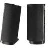 Hama Haut-Parleurs de Bureau - Câble de 115cm - Fréquence jusqu'à 20kHz - Jack 3.5mm - USB-A - 7x6.7x14.5cm - Couleur Noir