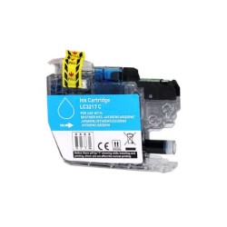 Brother LC3217 Tinteiro Ciano Genérico - Substitui LC3217C