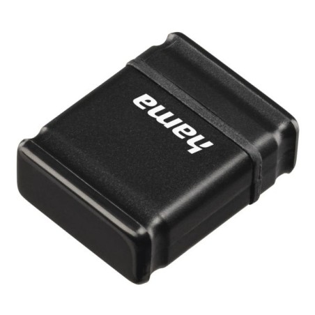 Hama Smartly Pen USB 2.0 com Tampa - 64GB de Capacidade - 15Mb/s de Transferência - Cor Preto