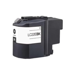 Brother LC22E Tinteiro Preto Genérico - Substitui LC22EBK