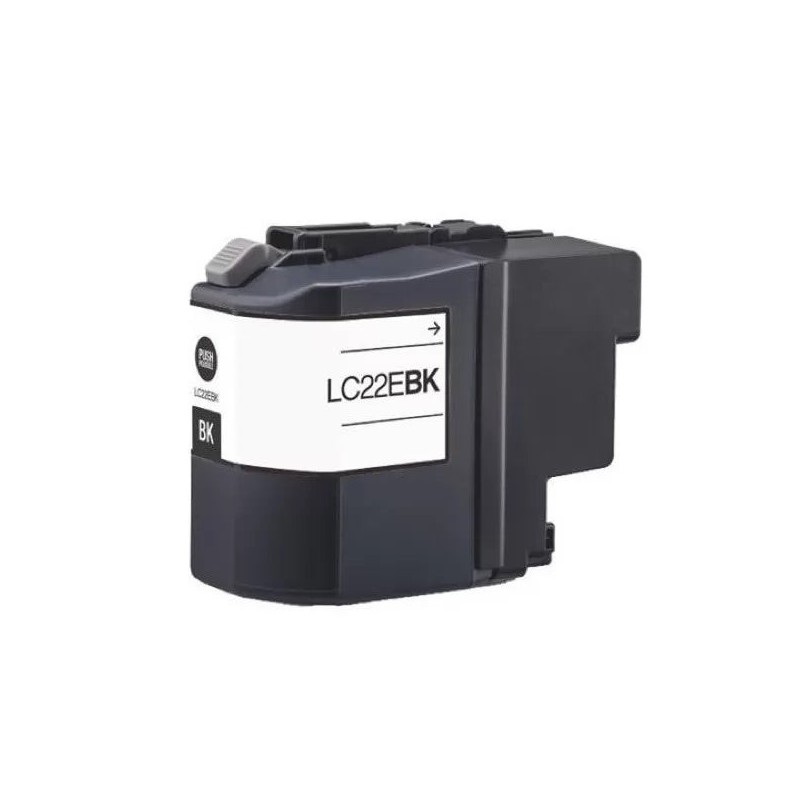 Brother LC22E Negro Cartucho de Tinta Generico - Reemplaza LC22EBK