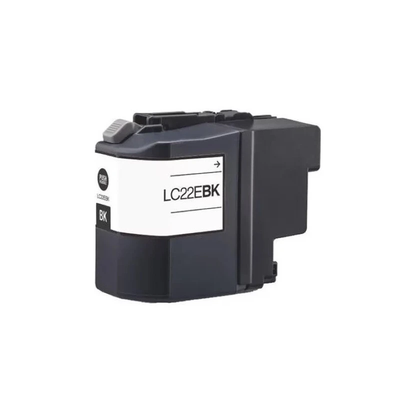 Brother LC22E Tinteiro Preto Genérico - Substitui LC22EBK