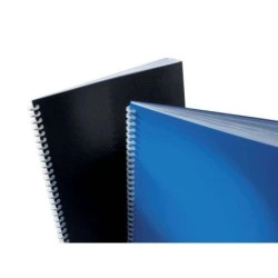 Couvertures GBC Polyclearview pour reliure - A4, 800 microns - Noir et mat - Couleur noire