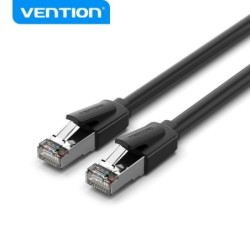 Vention Cabo Ethernet Cat8 - 3m - Velocidade 40Gbps - Largura de Banda 2000MHz - Baja Latencia - Conectores Niquelados - Cor