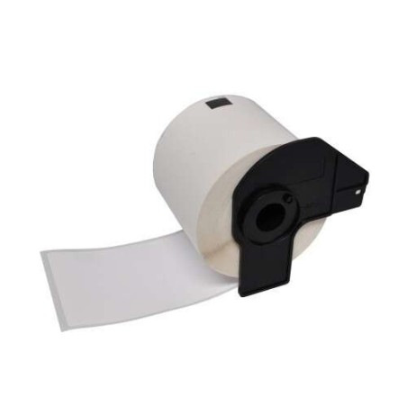 Brother DK11209 - Etiquetas Genericas Precortadas de Direccion Pequeñas - 29x62 mm - 800 Unidades - Texto negro sobre fondo