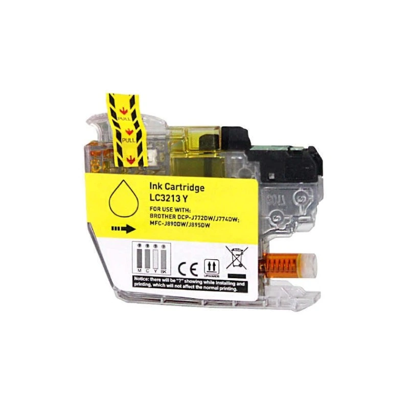 Brother LC3213/LC3211 Tinteiro Amarelo Genérico - Substitui LC3213Y/LC3211Y