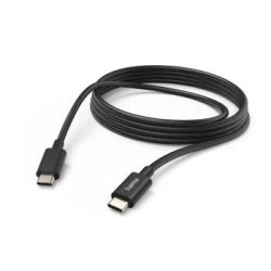 Hama Cable USB-C - Longitud 1m - USB-C a USB-C - 480 Mbit/s - 60W - Color Negro