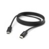 Hama Cable USB-C - Longitud 1m - USB-C a USB-C - 480 Mbit/s - 60W - Color Negro
