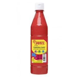 Jovi Tempera Paint Peinture Tempera Liquide 500ml - Base Eau - Prête à l'Emploi - Haut Pouvoir Couvrant - Séchage Rapide