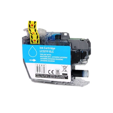 Brother LC3219XL Tinteiro Ciano Genérico - Substitui LC3219XLC