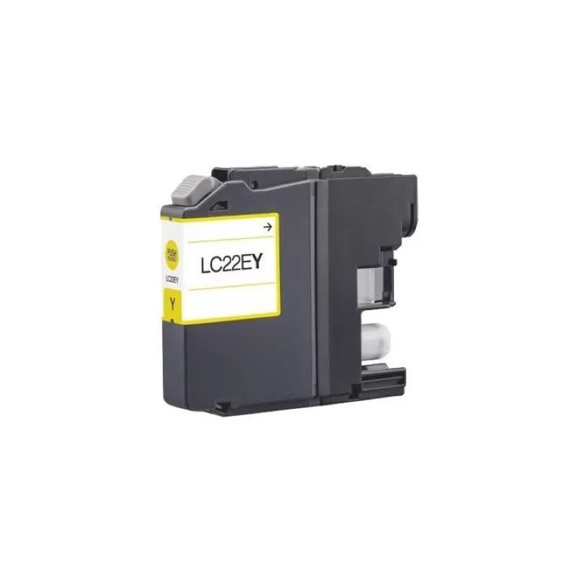 Brother LC22E Yellow Compatible Ink Cartridge - Replaces LC22EY