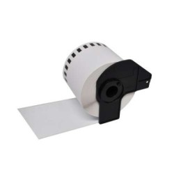 Brother DK22212 - Étiquettes génériques format personnalisé - Largeur 62 mm x 15,24 mètres - Texte noir sur fond blanc