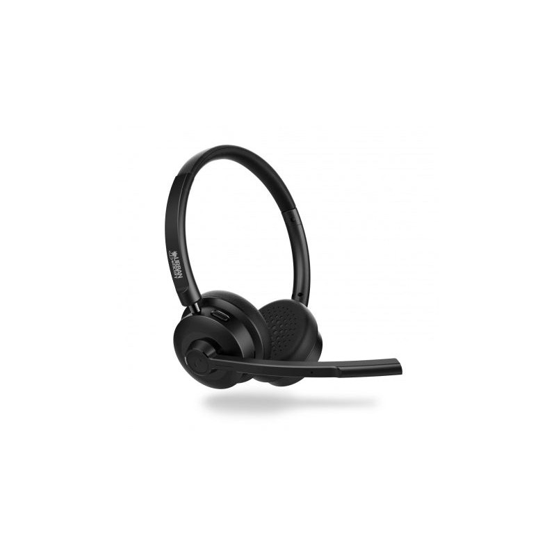 Urban Factory Movee Auscultadores Supra-auriculares de Diadema para Conferência - Bluetooth 5.3 - Cor Preto