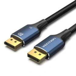 Vention Câble DisplayPort Mâle vers DisplayPort Mâle 1.4 8K - 3m - Tressé - Couleur Bleu