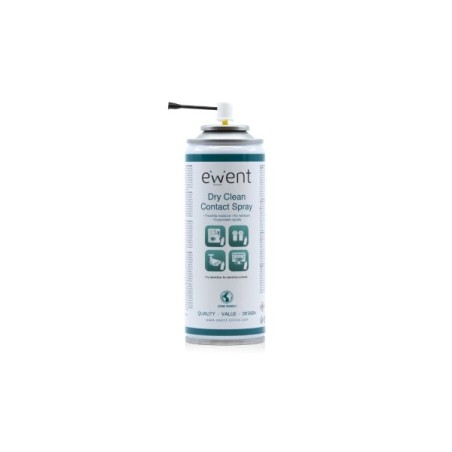 Ewent Spray de Limpieza para Contactos - 200ml - Limpieza en Seco - Color Incoloro
