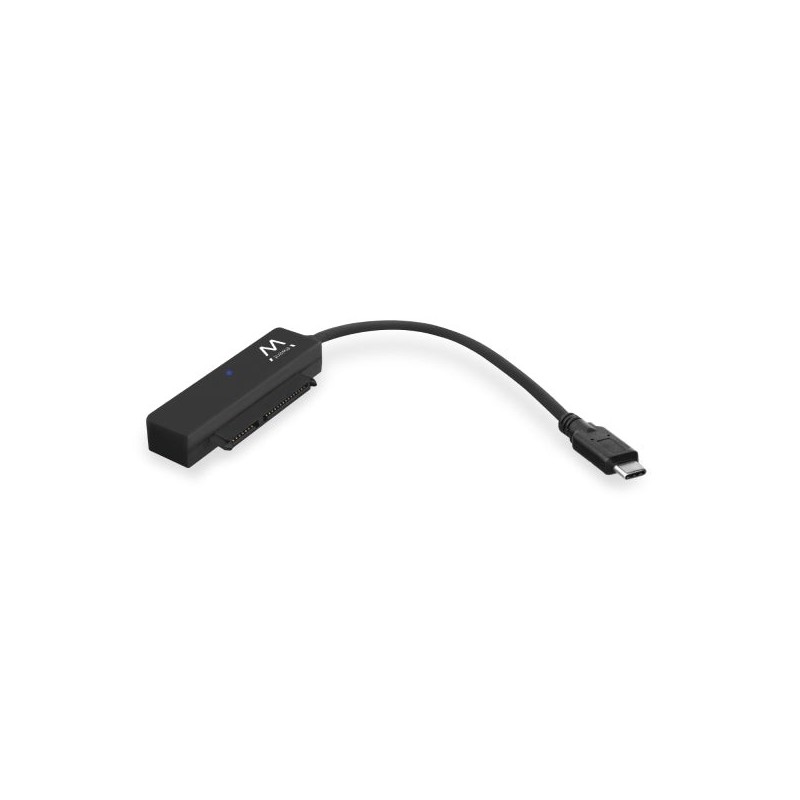 Ewent Cable Adaptador SATA a USB-C - USB-C 3.2 Gen1 - SSD/HDD de 2.5" - ABS de Alta Resistencia - Indicador LED - Color Negro