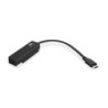 Ewent Cable Adaptador SATA a USB-C - USB-C 3.2 Gen1 - SSD/HDD de 2.5" - ABS de Alta Resistencia - Indicador LED - Color Negro