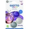 Giotto Make Up Butterfly Pack with 3 Butterfly Themed Facial Makeup - Washes with Water - Dermatologically Tested - Assorted