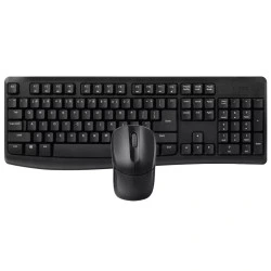 Rapoo X1800Pro Pack Teclado + Raton Inalambricos - 2.4GHz - Raton 1000 DPI - Autonomia hasta 12 Meses - Color Negro