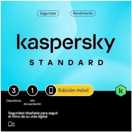 Kaspersky Standard Mobile Antivirus - 3 Dispositivos - Servicio 1 Año